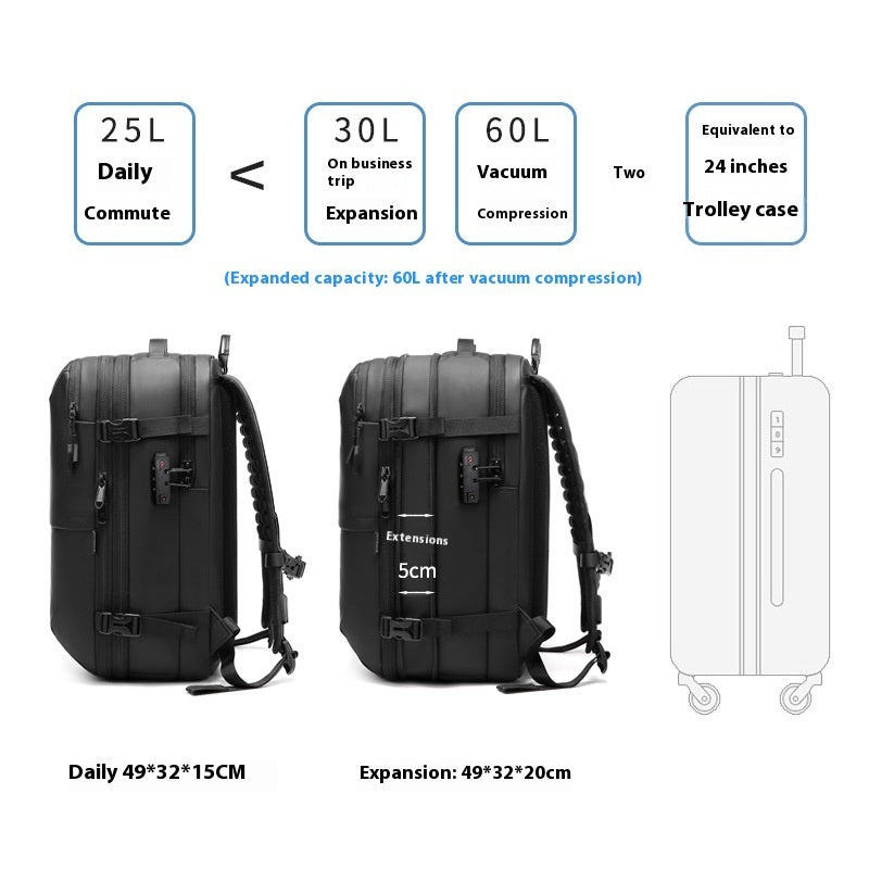 Voyago™ - Vaccum Travel BackPack - A minha loja